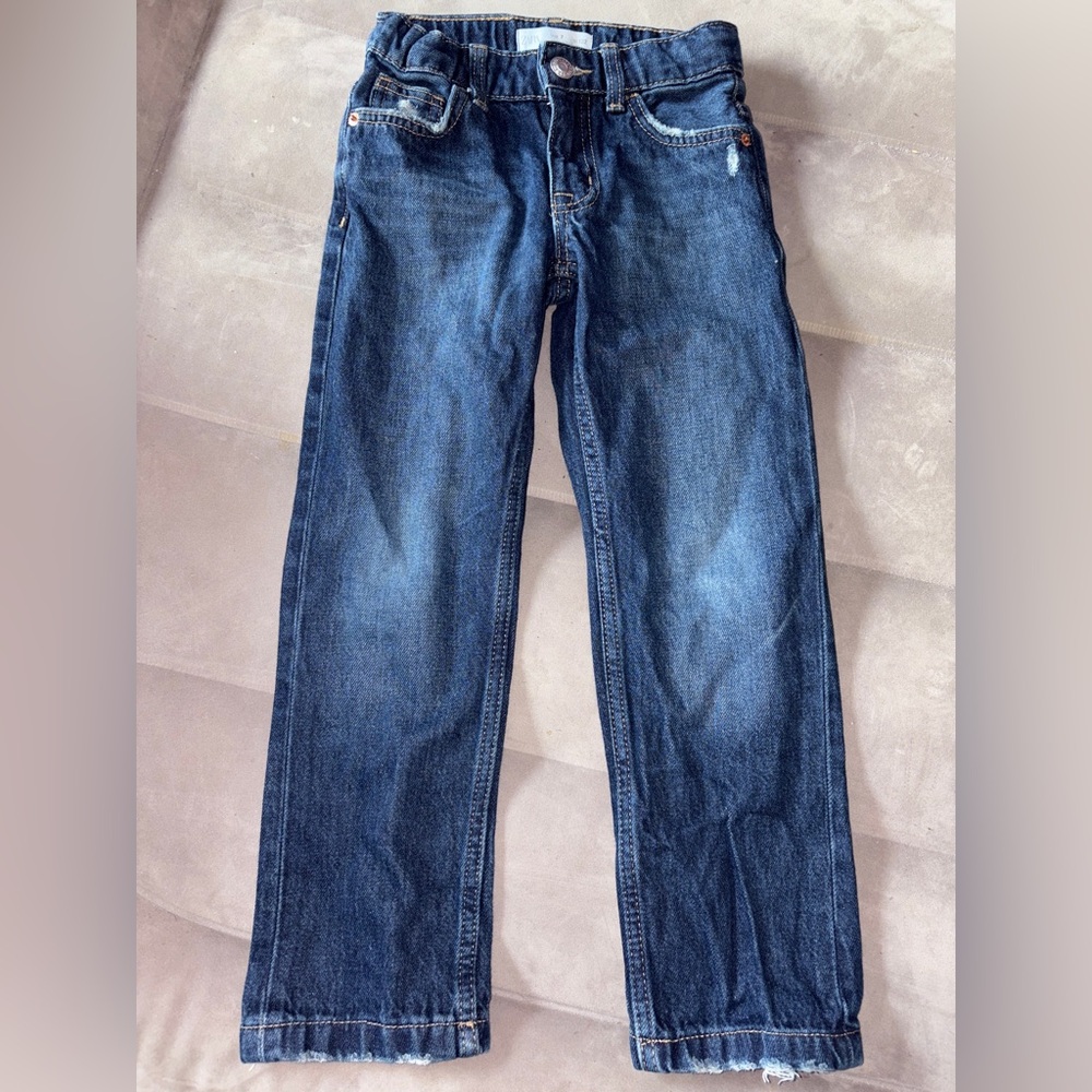 Zara Boys Dark Blue Jeans Size 7